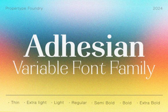 Adhesian: A Refined Serif Font for Elegant Design