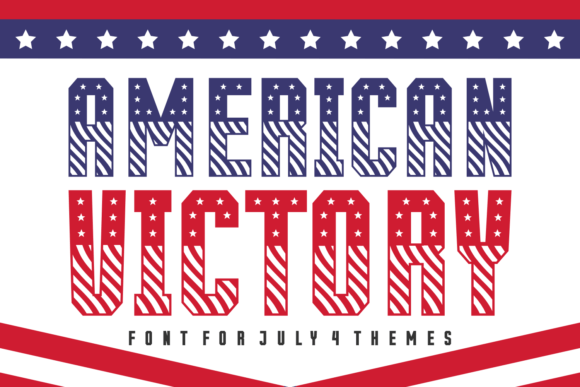 American Victory Font for Creative Projects