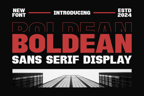 Boldean - Bold Sans Serif Font