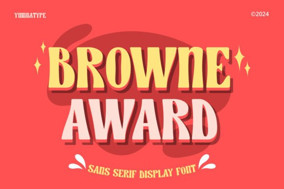 Browne Award Font: Bold & Eye-Catching