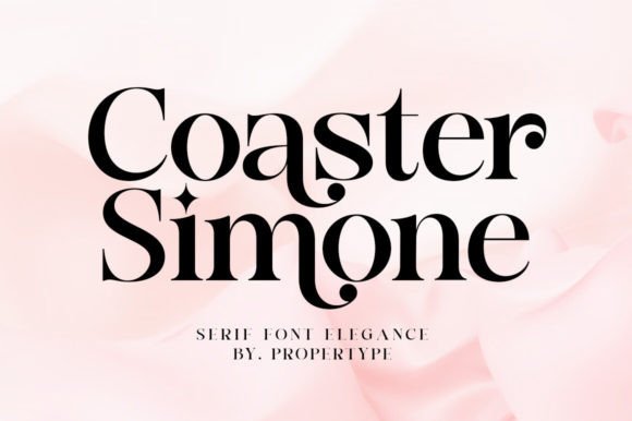 Coaster Simone: A Bold Font for Business