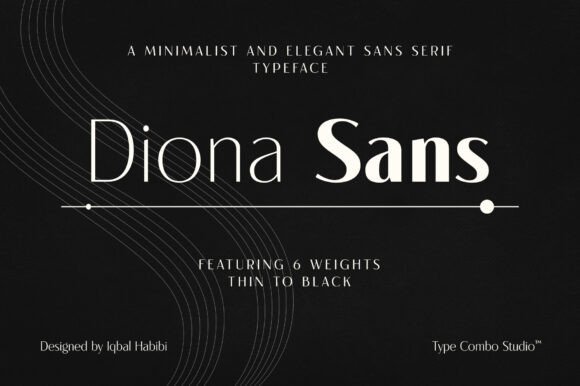 Diona Sans: A Modern Typeface for Elegant Design