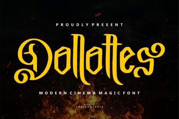 Dollottes: A Bold Font for Business Branding