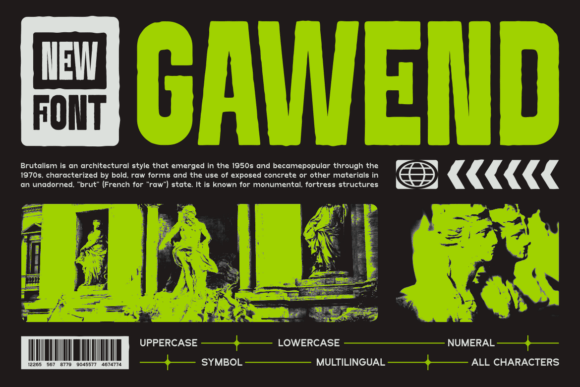 Gawend: A Bold Font for Business Branding