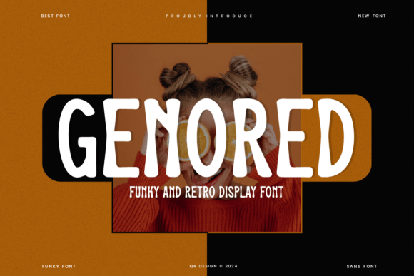 Genored: A Bold Font for Creative Projects