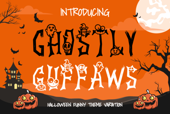 Ghostly Guffaws: A Spooky Font for Creative Projects