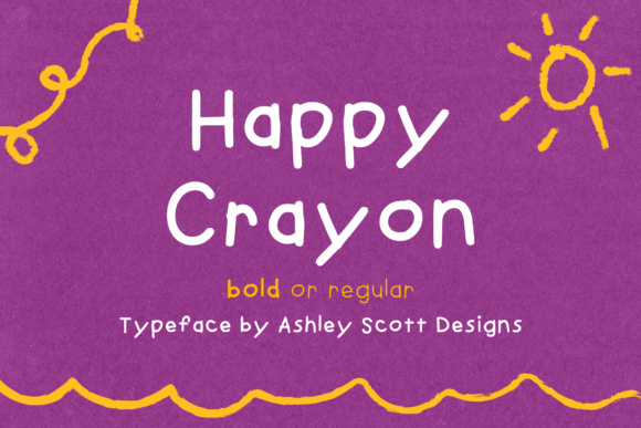 Happy Crayon Font Review