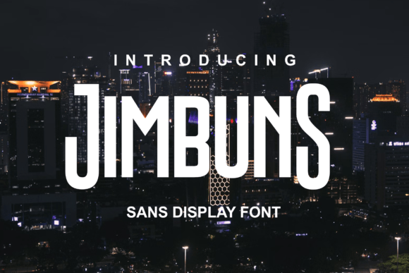 Jimbuns: A Bold Font for Creative Makers
