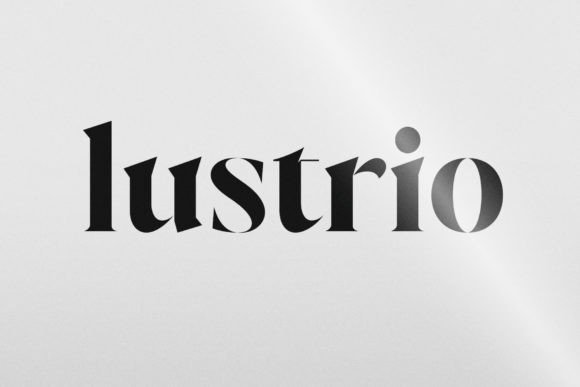 Lustrio: A Bold Serif Font for Impactful Campaigns