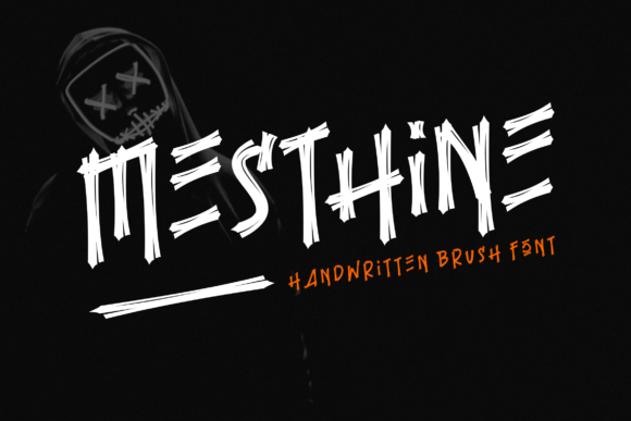 Mesthine: A Bold Handwritten Brush Font
