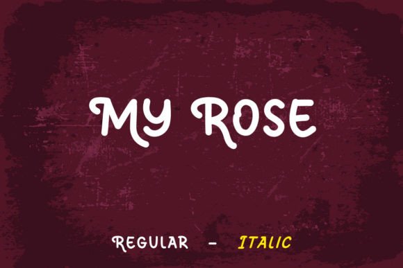 My Rose: A Bold Font for Web Design