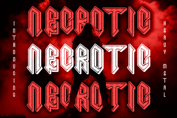 Necrotic: A Bold Font for Creative Campaigns