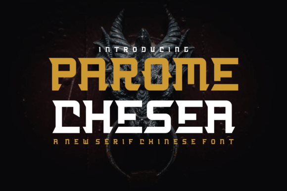 Parome Chesea: A Bold Font for Creative Makers