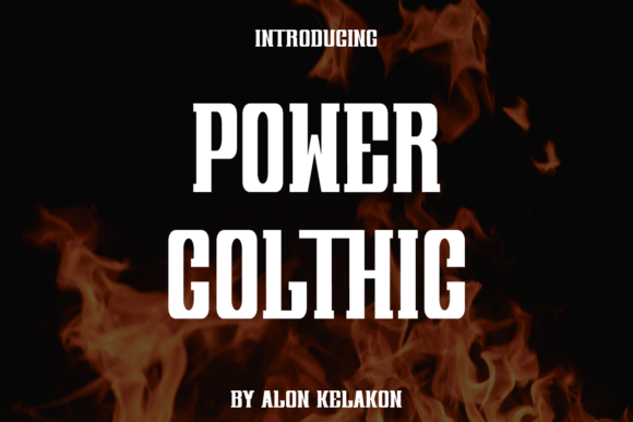 Power Colthic Font for Web Design