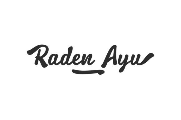 Raden Ayu Font: Bold Handwritten Beauty