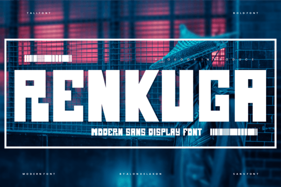 Renkuga: A Bold Font for Creative Makers