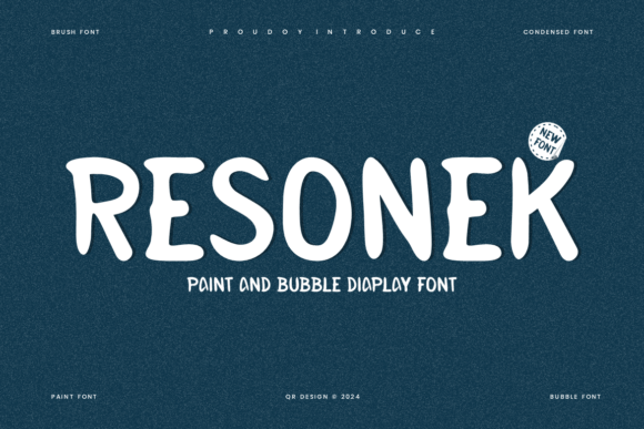 Resonek – Bold Display Font for Crafters
