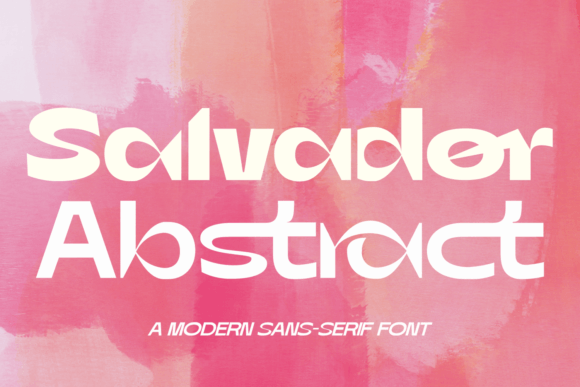 Salvador Abstract: A Bold Typographic Statement