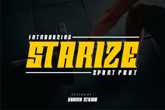 Starize: A Bold Font for Digital Marketing
