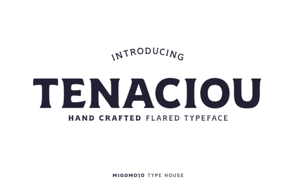 Tenaciou Font: Handmade Elegance