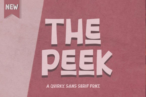 The Peek Font: Bold & Beautiful