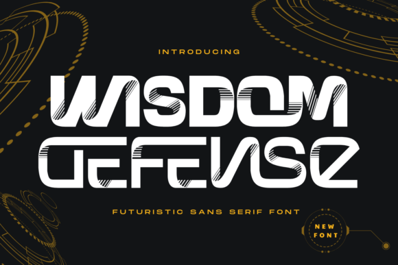 Wisdom Defense: A Bold Font for Digital Campaigns